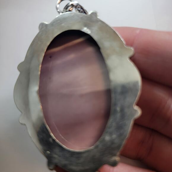 Necklace Pendants Mookaite Jasper Handmade Jewelry Set in Sterling Silver Bezel - Picture 6 of 10